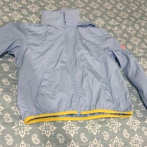 Polo by Ralph Lauren Kids Light Blue Raincoat with Yellow Accents